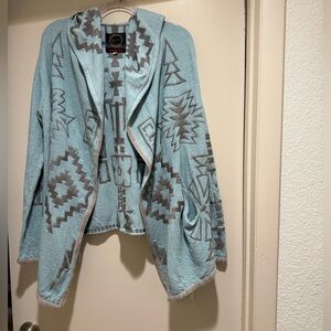 Johnny Was Hooded Cardigan